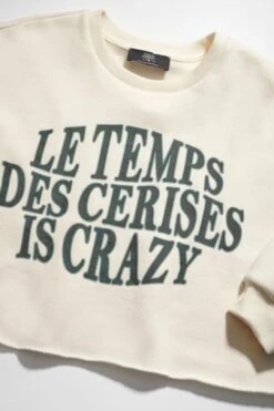 LE TEMPS DES CERISES Sweat Court Molliegi Crème -Le Temps Des Cerises 232 gmolliegi0000ml 8787 imaged3