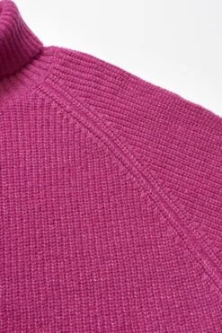 LE TEMPS DES CERISES Pull Saiagi Rose électrique -Le Temps Des Cerises 232 gsaiagi000000ml 5555 imaged1