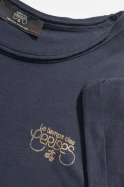 LE TEMPS DES CERISES T-shirt Smalltramegi Bleu Nuit -Le Temps Des Cerises 232 gsmltragi0000mc 3221 imaged1
