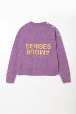 LE TEMPS DES CERISES Pull Symchagi Lila