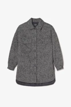 LE TEMPS DES CERISES Veste Ullingi Noire Chinée -Le Temps Des Cerises 232 gullingi00000ml 0001 imaged1