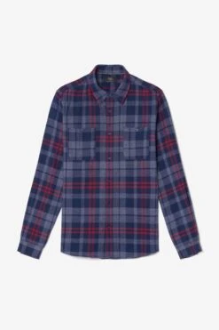 LE TEMPS DES CERISES Chemise Baste à Carreaux Bleu Marine -Le Temps Des Cerises 232 hbaste0000000ml 3223 imaged8