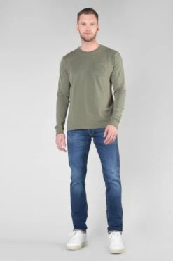 LE TEMPS DES CERISES T-shirt Manches Longues Laia Kaki -Le Temps Des Cerises 232 hlaia00000000ml 9071 imaged4