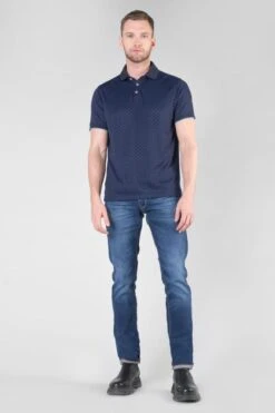 LE TEMPS DES CERISES Polo Lival Jacquard à Motif -Le Temps Des Cerises 232 hlival0000000mc 3305 imaged4