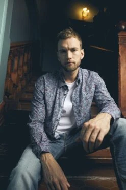 LE TEMPS DES CERISES Chemise Retil Bleu Marine à Motif