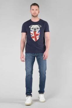 LE TEMPS DES CERISES T-shirt Vagrav Bleu Nuit Imprimé -Le Temps Des Cerises 232 hvagrav000000mc 3223 imaged4