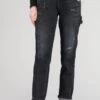 LE TEMPS DES CERISES Chara 200/43 Boyfit Jeans Destroy Noir N°1 -Le Temps Des Cerises 232 jf243chaw6084 0001 image3