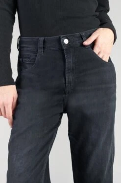 LE TEMPS DES CERISES Basic 400/60 Girlfriend Taille Haute Jeans Bleu-noir N°1 -Le Temps Des Cerises 232 jf460basw6083 3286 imaged2