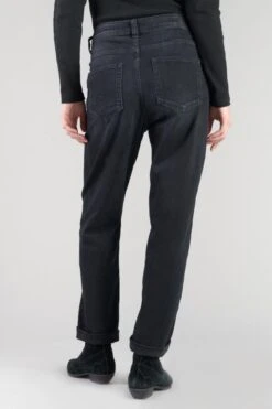 LE TEMPS DES CERISES Basic 400/60 Girlfriend Taille Haute Jeans Bleu-noir N°1 -Le Temps Des Cerises 232 jf460basw6083 3286 imaged4