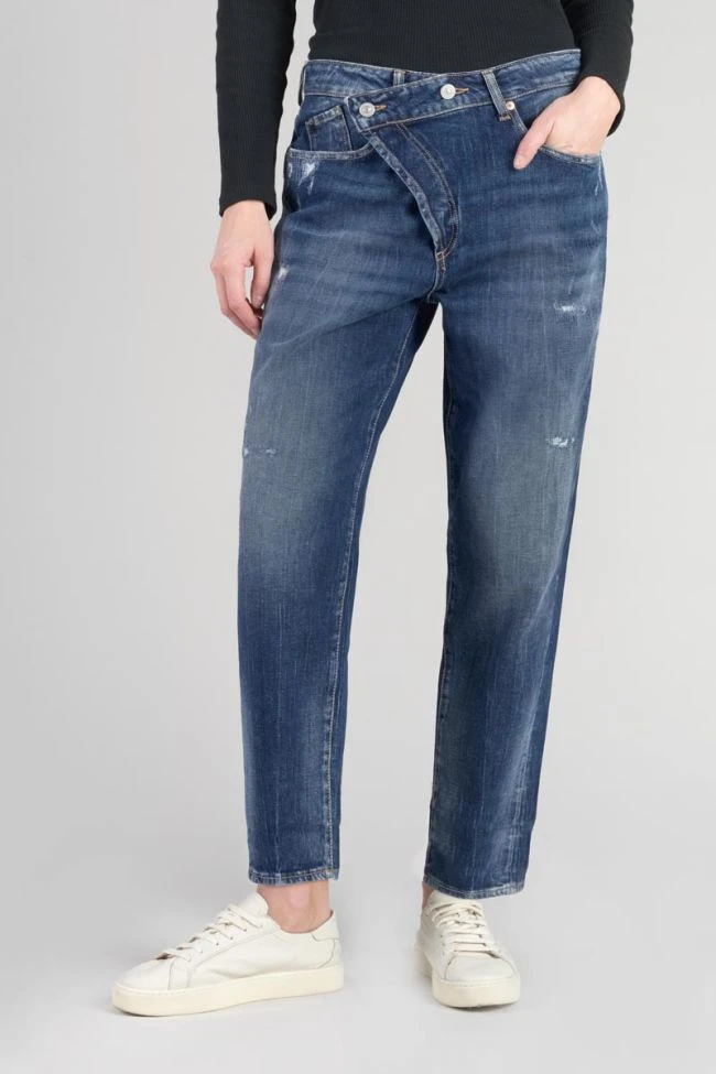 LE TEMPS DES CERISES Cosy Boyfit 7/8ème Jeans Destroy Bleu N°2 3 LE TEMPS DES CERISES Cosy Boyfit 7/8ème Jeans Destroy Bleu N°2