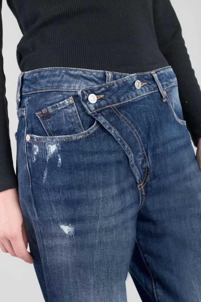 LE TEMPS DES CERISES Cosy Boyfit 7/8ème Jeans Destroy Bleu N°2 4 LE TEMPS DES CERISES Cosy Boyfit 7/8ème Jeans Destroy Bleu N°2 – Image 2