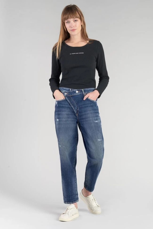 LE TEMPS DES CERISES Cosy Boyfit 7/8ème Jeans Destroy Bleu N°2 8 LE TEMPS DES CERISES Cosy Boyfit 7/8ème Jeans Destroy Bleu N°2 – Image 6