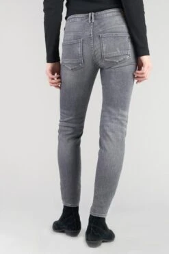LE TEMPS DES CERISES Eylau Power Skinny 7/8ème Jeans Destroy Gris N°2 -Le Temps Des Cerises 232 jfeylau0w1216 0003 imaged5