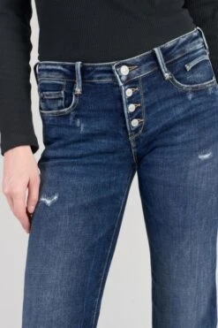 LE TEMPS DES CERISES Foch Flare Jeans Destroy Bleu N°2 -Le Temps Des Cerises 232 jffoch00w1464 3001 imaged3