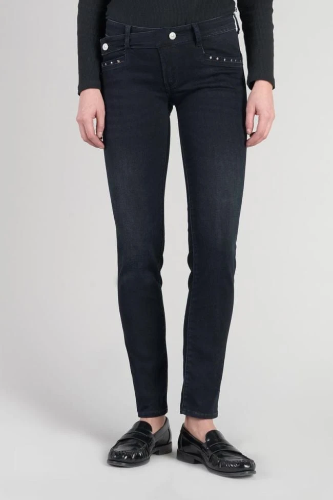 LE TEMPS DES CERISES Gance Pulp Slim Jeans Bleu-noir N°4 3 LE TEMPS DES CERISES Gance Pulp Slim Jeans Bleu-noir N°4