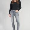 LE TEMPS DES CERISES Roche Pulp Slim Taille Haute 7/8ème Jeans Gris N°2 -Le Temps Des Cerises 232 jfroche0w5069 0003 image3
