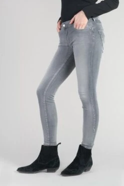 LE TEMPS DES CERISES Roche Pulp Slim Taille Haute 7/8ème Jeans Gris N°2 -Le Temps Des Cerises 232 jfroche0w5069 0003 imaged2