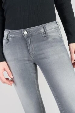 LE TEMPS DES CERISES Roche Pulp Slim Taille Haute 7/8ème Jeans Gris N°2 -Le Temps Des Cerises 232 jfroche0w5069 0003 imaged4