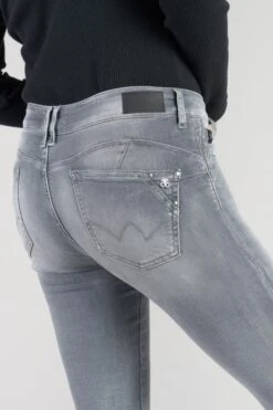 LE TEMPS DES CERISES Roche Pulp Slim Taille Haute 7/8ème Jeans Gris N°2 -Le Temps Des Cerises 232 jfroche0w5069 0003 imaged5