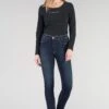 LE TEMPS DES CERISES Vanta Pulp Slim Taille Haute Jeans Bleu N°1 -Le Temps Des Cerises 232 jfvanta0w1270 3001 image3