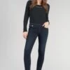 LE TEMPS DES CERISES Vigny Pulp Slim 7/8ème Jeans Bleu-noir N°2 -Le Temps Des Cerises 232 jfvigny0w6075 3286 image3