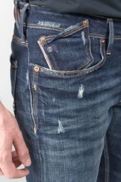 LE TEMPS DES CERISES Basic 600/17 Adjusted Jeans Destroy Bleu N°1 -Le Temps Des Cerises 232 jh617basw1479 3001 imaged2