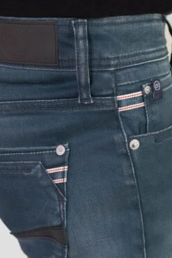 LE TEMPS DES CERISES Musset 700/11 Adjusted Jeans Enduit Bleu-noir N°3 -Le Temps Des Cerises 232 jh711musw1456 3316 imaged6