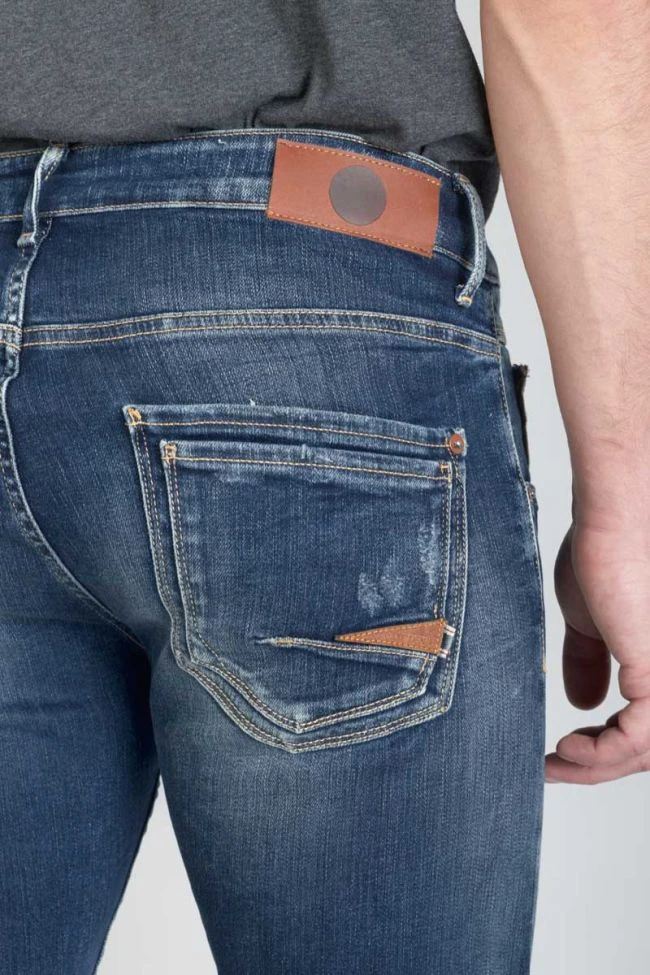 LE TEMPS DES CERISES Oberkampf 700/11 Adjusted Jeans Destroy Bleu N°3 7 LE TEMPS DES CERISES Oberkampf 700/11 Adjusted Jeans Destroy Bleu N°3 – Image 5