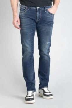 LE TEMPS DES CERISES Millon 800/12 Regular Jeans Destroy Bleu N°2 -Le Temps Des Cerises 232 jh812milw4089 3001 imaged2