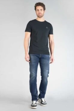 LE TEMPS DES CERISES Millon 800/12 Regular Jeans Destroy Bleu N°2 -Le Temps Des Cerises 232 jh812milw4089 3001 imaged7