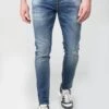 LE TEMPS DES CERISES Picpus Power Skinny 7/8ème Jeans Destroy Bleu N°2 -Le Temps Des Cerises 232 jhpicpusw6065 3001 image3