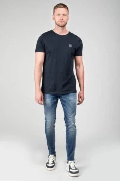 LE TEMPS DES CERISES Picpus Power Skinny 7/8ème Jeans Destroy Bleu N°2 -Le Temps Des Cerises 232 jhpicpusw6065 3001 imaged5