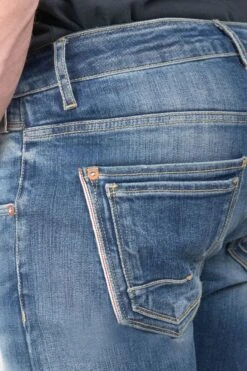 LE TEMPS DES CERISES Picpus Power Skinny 7/8ème Jeans Destroy Bleu N°2 -Le Temps Des Cerises 232 jhpicpusw6065 3001 imaged7