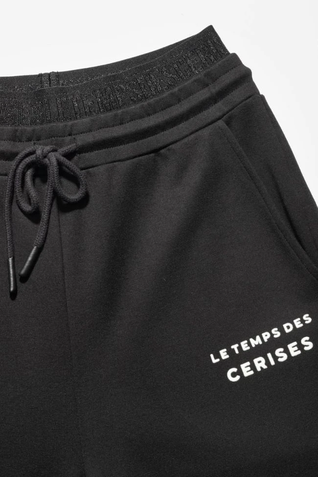 LE TEMPS DES CERISES Pantalon Large Lalygi Noir 5 LE TEMPS DES CERISES Pantalon Large Lalygi Noir – Image 3