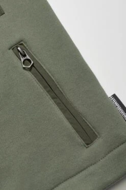 LE TEMPS DES CERISES Veste Zippée Moltobo Kaki -Le Temps Des Cerises 232 tbmoltobo0000ml 9454 imaged2